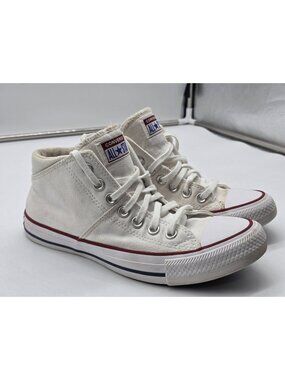 Converse All Star 2 Shoes Womens 7.5 White Madison High Top Sneakers 563511F